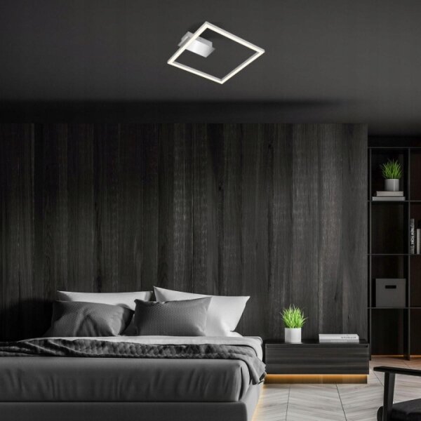 Briloner 3780-014-LED Plafoniera FRAME LED/14W/230V 26,5x25 cm cromo opaco