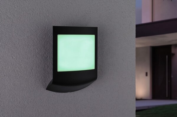 Paulmann 94513 - RGBW LED/8,2W IP44 Applique da esterno PADEA 230V