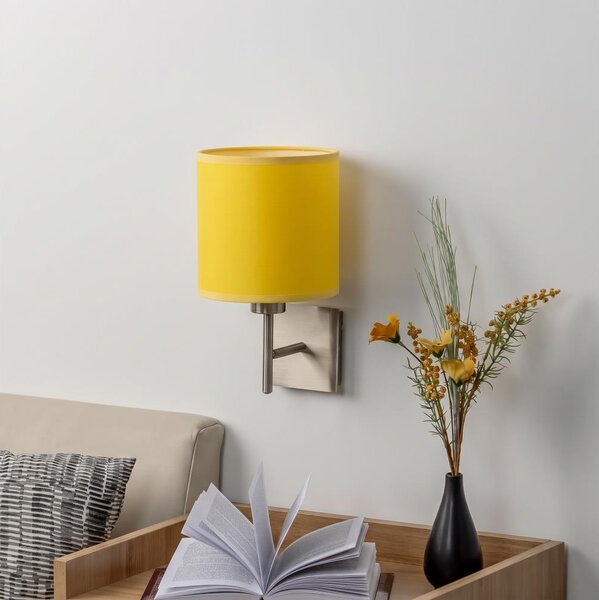 BRILAGI - Applique LED NUBILA 1xE27/60W/230V cromo opaco/giallo
