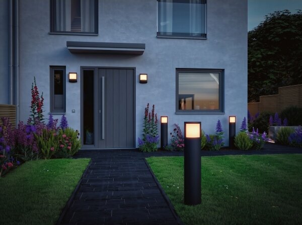 Paulmann 94514 - LED/8,5W IP44 Lampada da esterno con sensore PADEA 230V antracite
