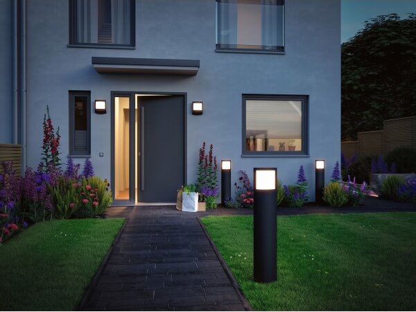 Paulmann 94514 - LED/8,5W IP44 Lampada da esterno con sensore PADEA 230V antracite