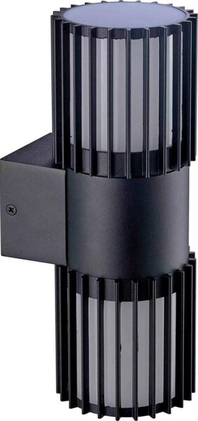 BRILAGI - Lampada da parete per esterni ARMOR 2xGU10/35W/230V IP44 nera