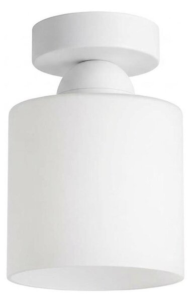 BRILAGI - Plafoniera LED RETRO GLASS 1xE27/60W/230V diam. 10 cm bianca