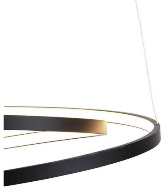 Paul Neuhaus 2472-18 - Lampadario LED dimmerabile su filo ROMAN LED/30W/230V nero