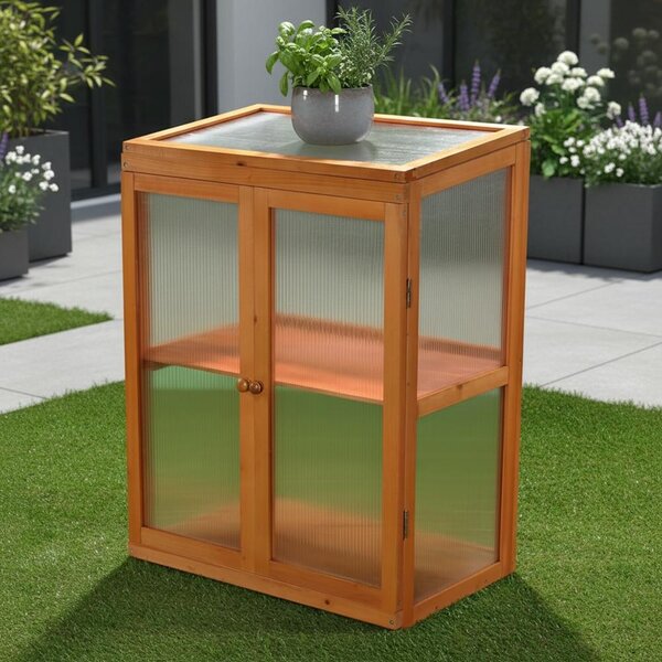 Serra con 2 porte Armadio per balcone da giardino Serra per fioriere Casa per la crescita