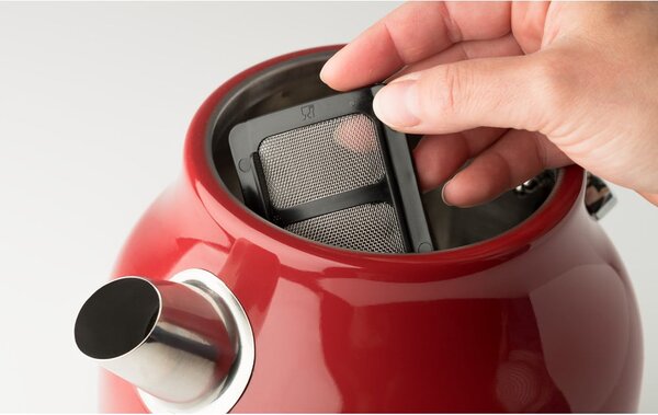 Bollitore rosso 1,7 l Dorset Putty - Haden