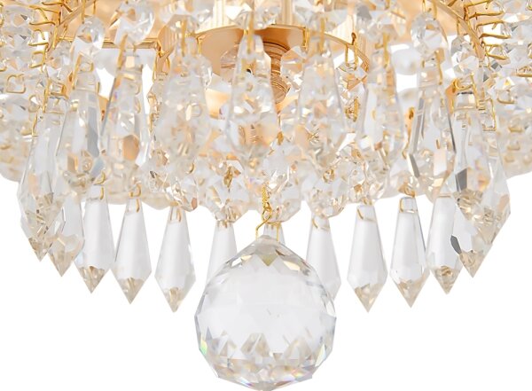 Maytoni DIA750-TT50-WG - Lampadario a sospensione con catena BELLA 8xE14/60W/230V