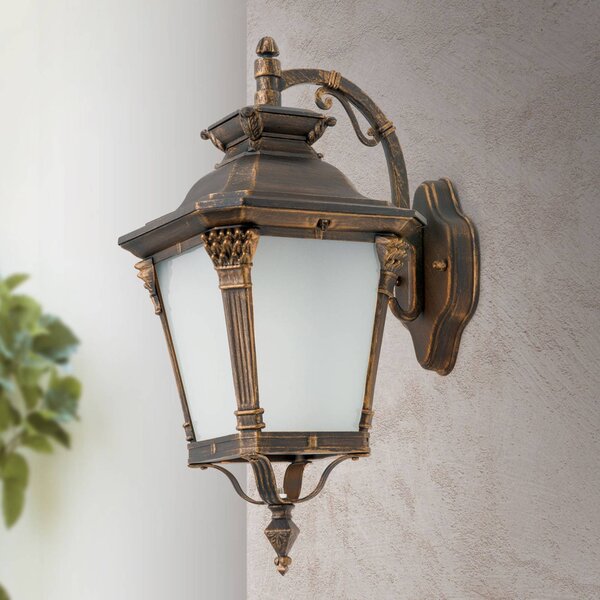 ORION Applique da esterni Aiko, dimmerabile, Bronzo / Ottone antico, Alluminio, Antico, Applique da esterni