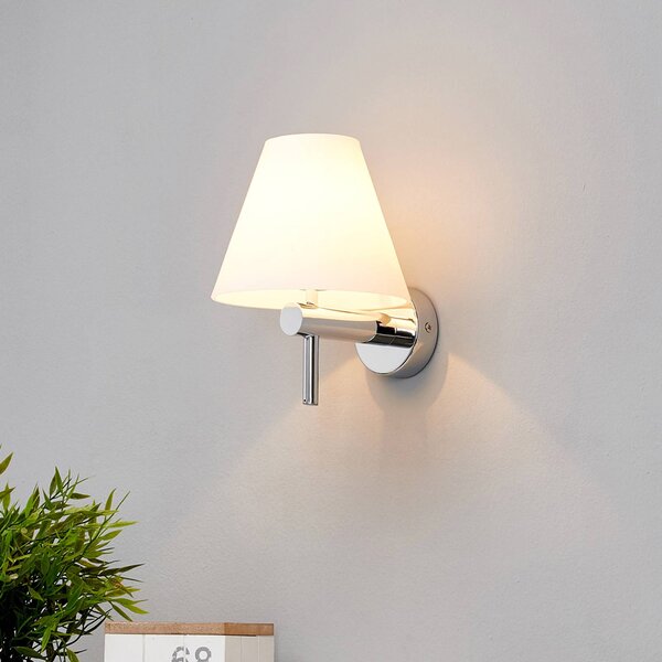 Lindby Elegante lampada da bagno Violetta da parete