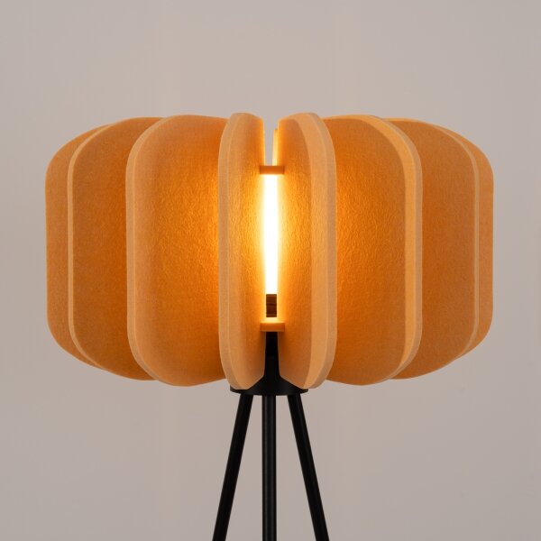 Sollux SL.1864 - Lampada da terra MULA 1xE27/15W/230V gialla