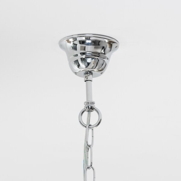 Brilagi - LED Lampadario di cristallo a sospensione con catena MOZART 4xE14/40W/230V cromo lucido