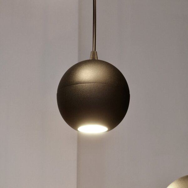 Lampadario LED a sospensione con filo MIDWAY 4xGU10/4,8W/230V nero