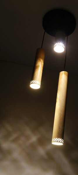 Lampadario su filo TUBO 3xGU10/25W/230V
