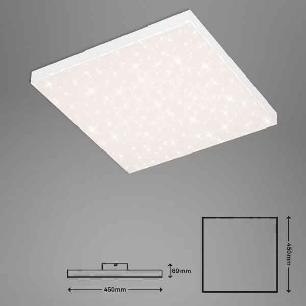 Briloner 7381-116 - Plafoniera LED dimmerabile STARRY SKY LED/24W/230V+ +TC