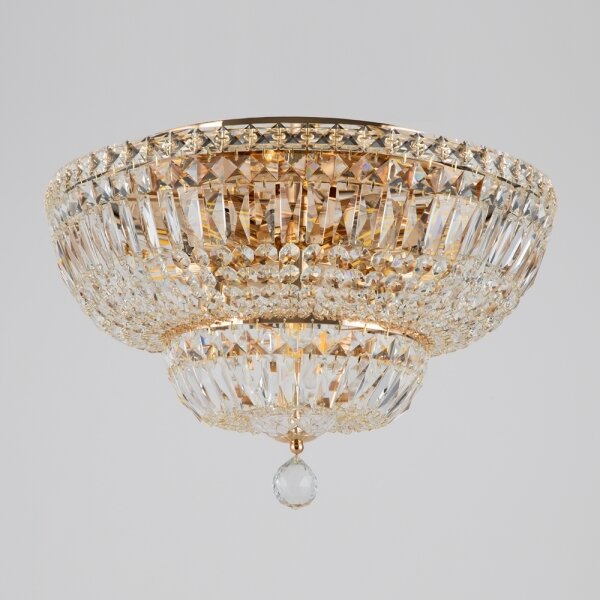 Maytoni DIA100-CL-12-G - Plafoniera BASFOR 12xE14/60W/230V oro