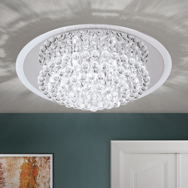 Orion DLU 2378/9/62-Plafoniera di cristallo GLORIA 9xG9/40W/230V diametro 62 cm cromo