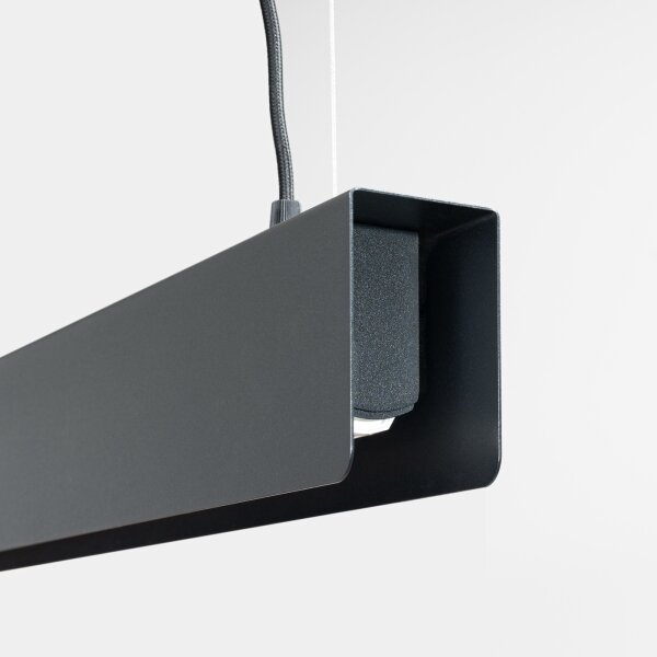 Sollux SL.1395 - Lampadario LED a sospensione con filo SPARK 1xG13/8,5W/230V nero