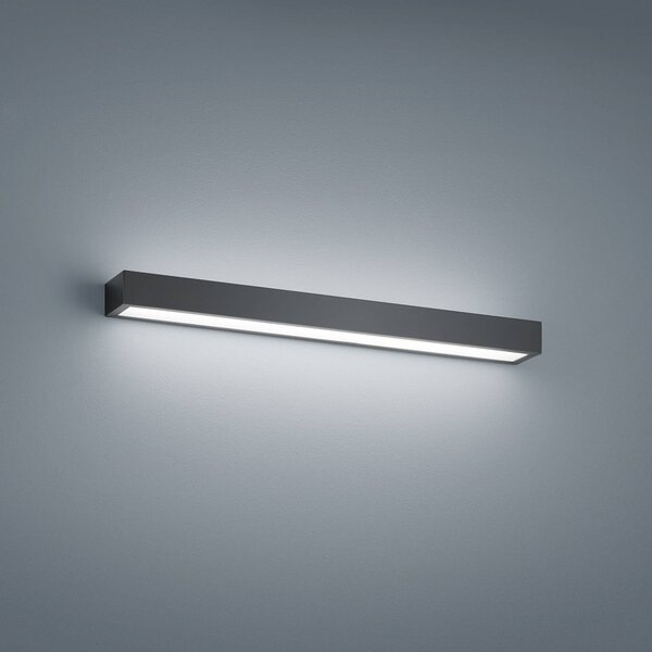 Helestra Applique da parete a LED Theia, Nero, Bagno, Metallo, Moderno, Applique a LED