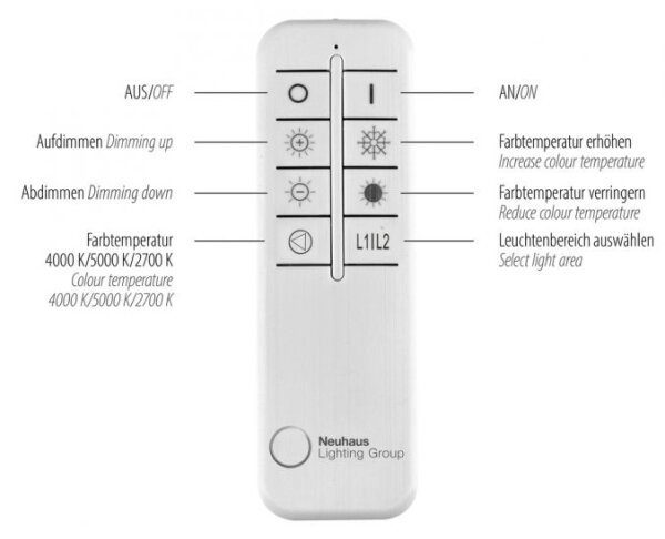 Paul Neuhaus 6233-55-Luce LED dimmerabile PAAN LED/45,5W/230V 2700-5000K+RC