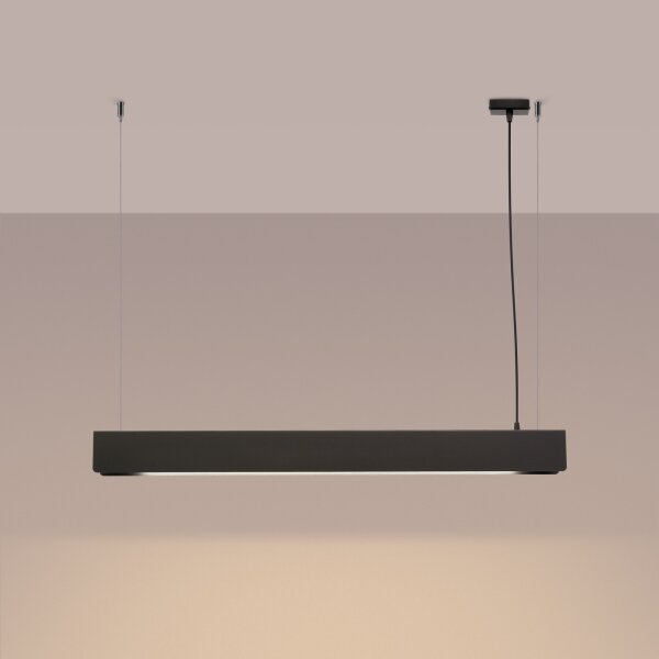 Sollux SL.1395 - Lampadario LED a sospensione con filo SPARK 1xG13/8,5W/230V nero