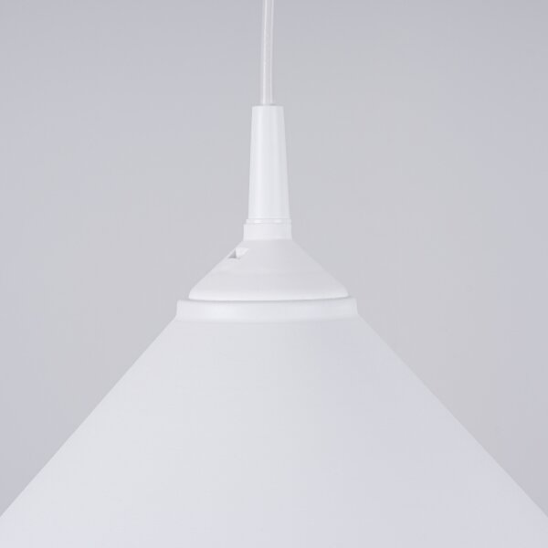 Sollux SL.1325 - Lampadario a sospensione con filo ZUMA 1xE27/15W/230V diametro 30 cm bianco