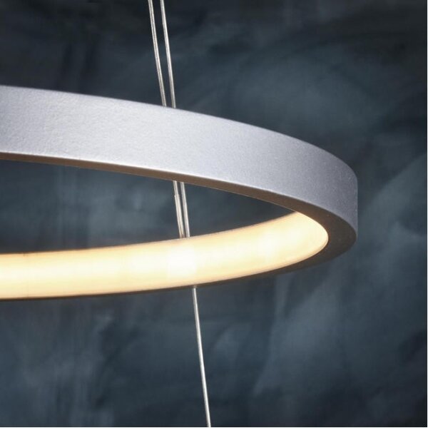 Leuchten Direkt 11525-21 - Lampada a sospensione LED a cavo CIRCLE LED/15W/230V + LED/25W