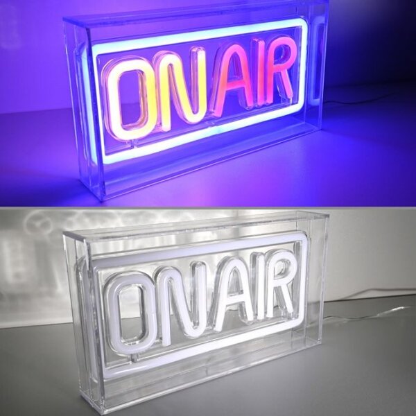 JUST LIGHT. 85013-70 - LED Neon tavolo decorazione NEON LED/4W/5V On Air
