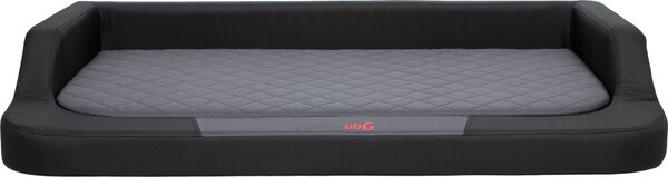 Cuscino per cani Cesto per cani Divano per cani Ortopedico per cani da compagnia Lavabile - Medico Standard - 75 x 50 x 15 cm [taglia: L] - Nero con grigio