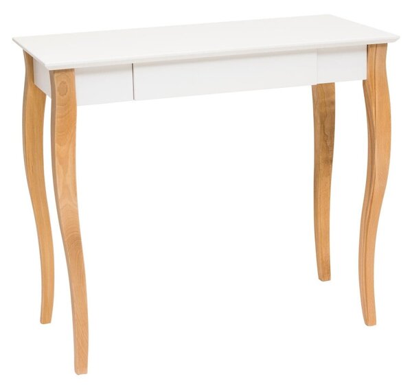 Scrivania bianca, lunghezza 85 cm Lillo - Ragaba