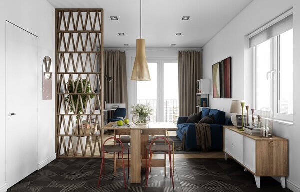 Tavolo da pranzo pieghevole in rovere 76x28 cm Papillon - TemaHome
