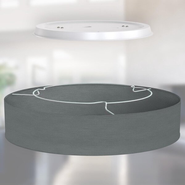 BK Licht 1393 - Plafoniera LED LED/20W/230V grigio