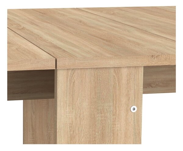 Tavolo da pranzo pieghevole in rovere 76x28 cm Papillon - TemaHome