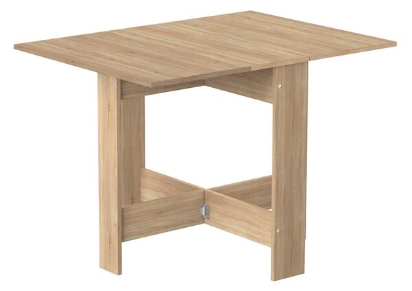 Tavolo da pranzo pieghevole in rovere 76x28 cm Papillon - TemaHome