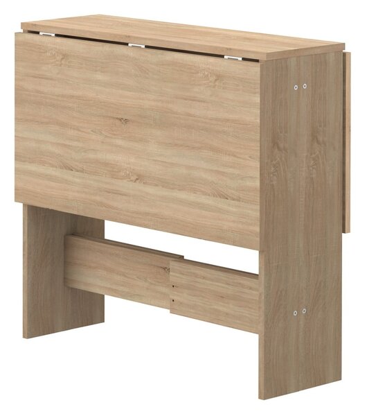 Tavolo da pranzo pieghevole in rovere 76x28 cm Papillon - TemaHome