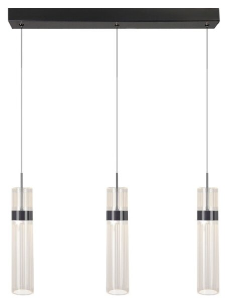 Lampada a sospensione su cavo AMBIENTE 3xLED/6W/230V 3000/4000/6000K nero