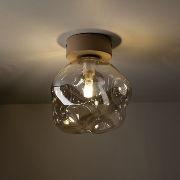 Brilagi - Plafoniera VULCANO 1xG9/8W/230V beige/fumé beige