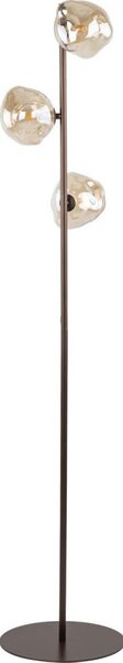 Brilagi - Lampada da terra VULCANO 3xG9/8W/230V marrone/beige fumato