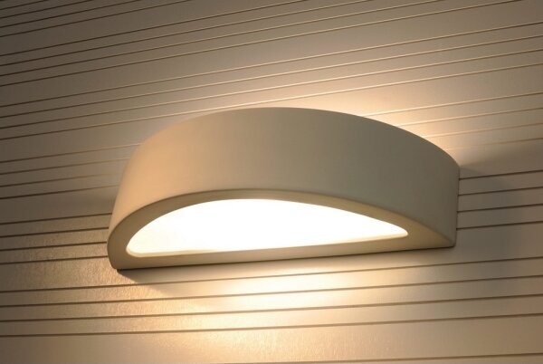 Sollux SL.0001 - Applique ATENA 1xE27/60W/230V 40,5 cm bianco