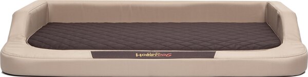 Cuscino per cani Cesto per cani Divano per cani Ortopedico per cani da compagnia Lavabile - Medico Standard - 120 x 80 x 19 cm [taglia: XXL] - Beige con marrone