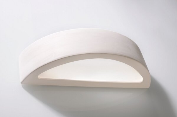 Sollux SL.0001 - Applique ATENA 1xE27/60W/230V 40,5 cm bianco