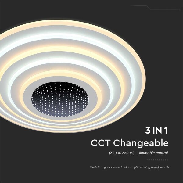 Plafoniera LED dimmerabile LED/125W/230V 3000-6500K + +TC
