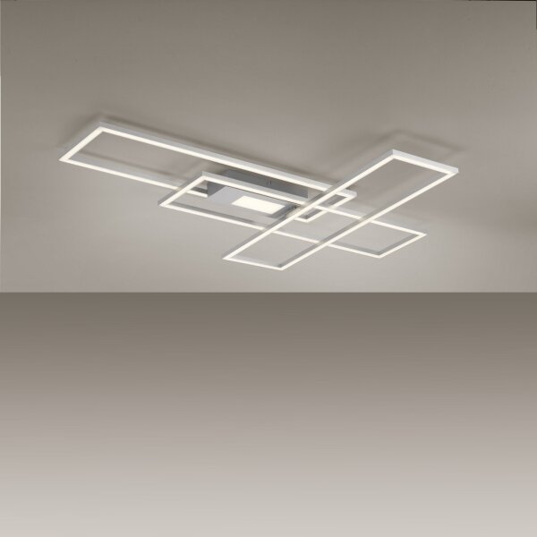 Leuchten Direkt 14693-55 - Plafoniera LED dimmerabile ASMIN LED/48W/230V