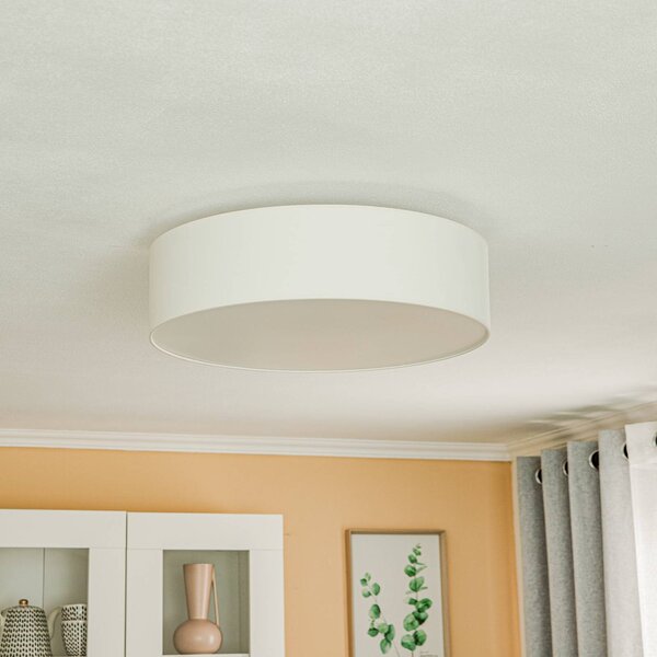 Plafoniera soffitto Roller Euluna, dimmerabile, Crema / Ambra, Soggiorno / Sala da pranzo, Tessuto / Stoffa / Seta, Moderno, Plafoniera
