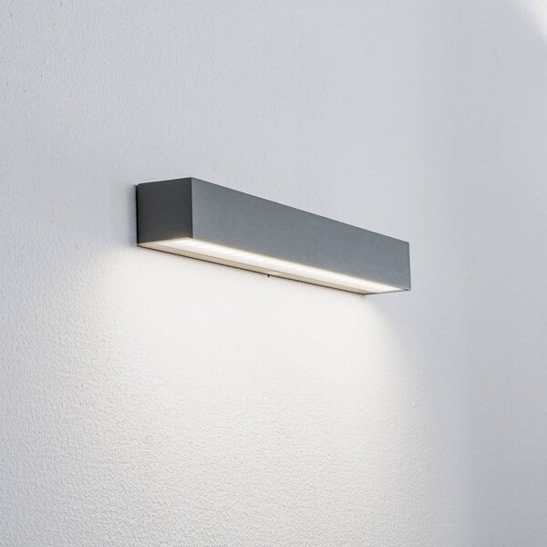 Applique da esterni a LED Lengo Arcchio, Alluminio / Grigio / Zincato, Alluminio, Moderno, Applique LED da esterni