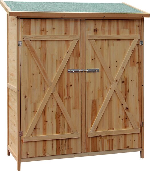 Capanno per attrezzi Wiltec XXL in legno Capanno per attrezzi da giardino incl. materiale di montaggio Capanno per attrezzi da giardino Capanno per attrezzi Capanno per attrezzi