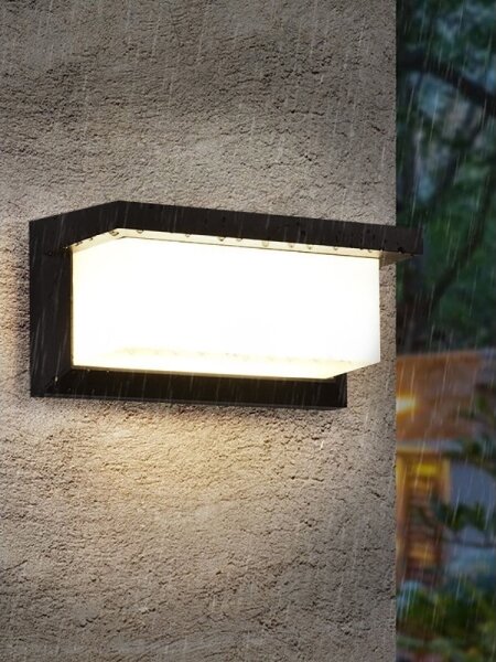 Lampada da parete esterna NEELY 1xE27/60W/230V IP54 nero