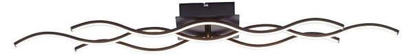 Leuchten Direkt 15166-18 - Lampadario da parete LED WAWE LED/28W/230V nero