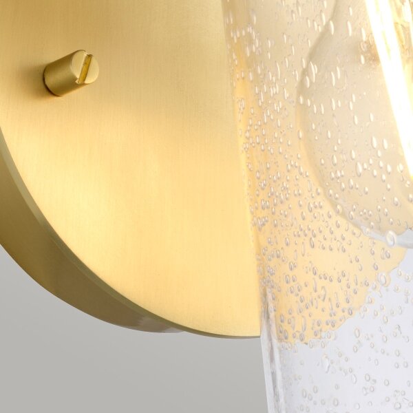 Kichler - Applique da bagno BRAELYN 1xE27/40W/230V IP44 oro