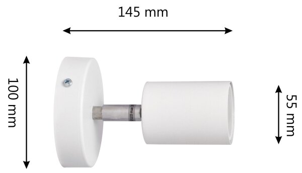 LED Luce Spot da parete a LED TUNE 1xGU10/4,8W/230V bianco