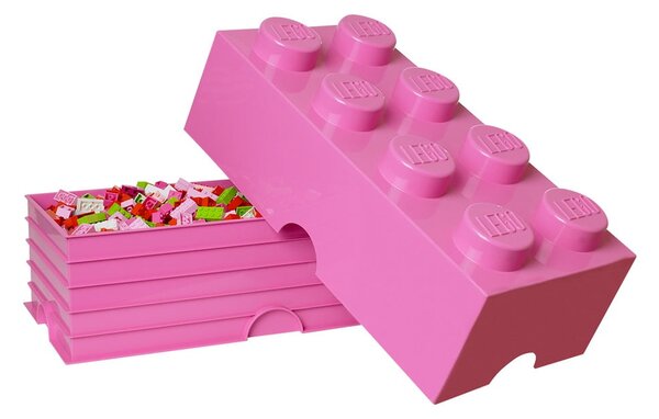 Scatola portaoggetti rosa scuro - LEGO®